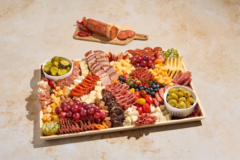 The Premium board with upgraded meats and cheeses