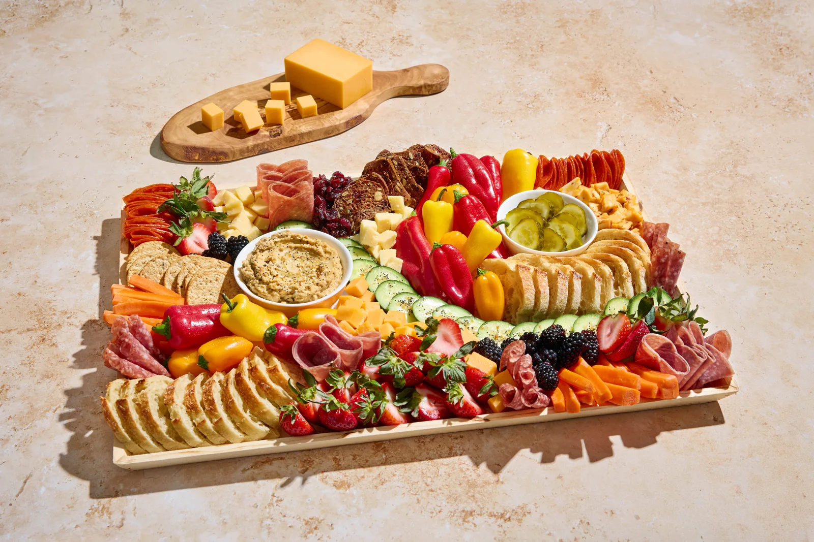 A large Graze Craze catering board